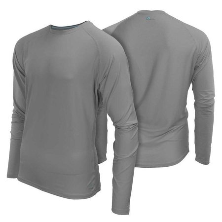 FIELDSHEER Mobile Cooling Series Shirt, XL, PolyesterSpandex, Morel, Crew Neck Collar, Long, Raglan Sleeve MCMT05340521